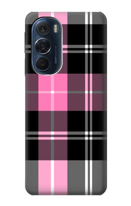 S3091 Pink Plaid Pattern Case For Motorola Edge X30
