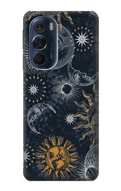 S3702 Moon and Sun Case For Motorola Edge X30