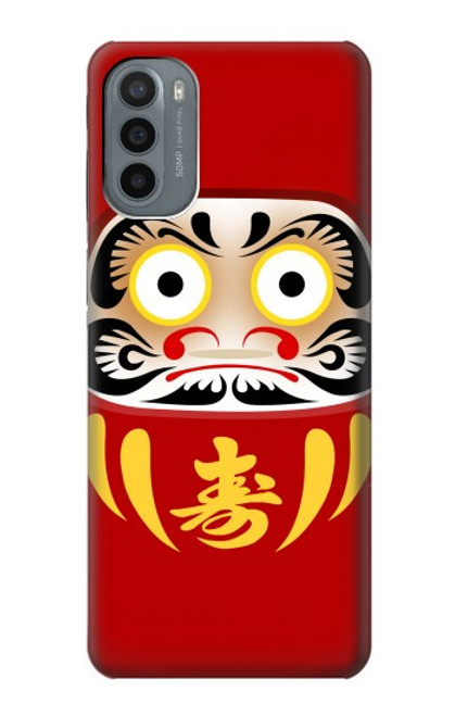 S3045 Japan Good Luck Daruma Doll Case For Motorola Moto G31