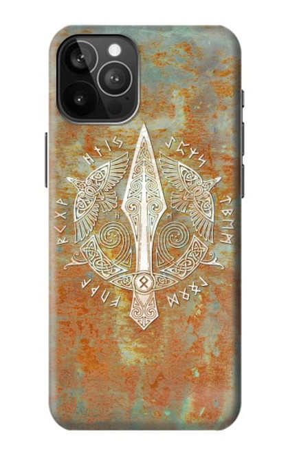 S3827 Gungnir Spear of Odin Norse Viking Symbol Case For iPhone 12 Pro Max