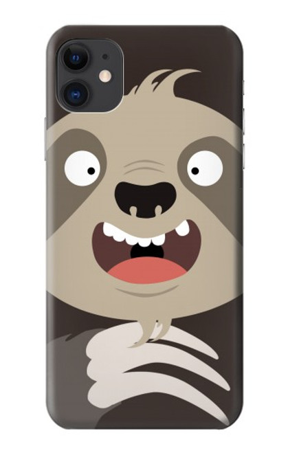 S3855 Sloth Face Cartoon Case For iPhone 11