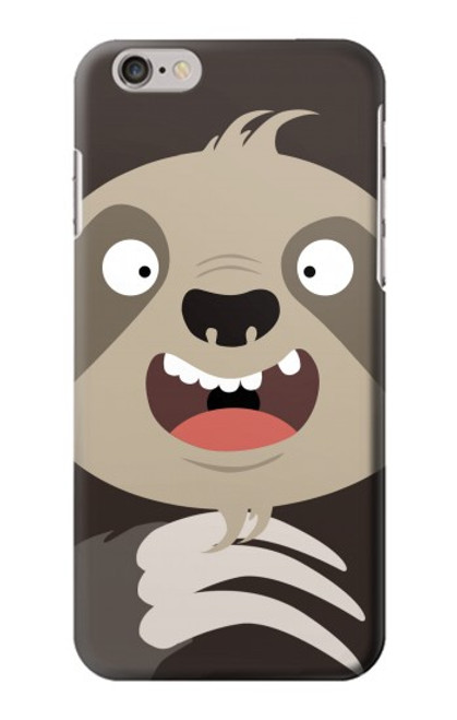 S3855 Sloth Face Cartoon Case For iPhone 6 6S