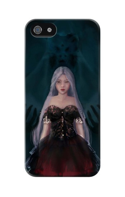 S3847 Lilith Devil Bride Gothic Girl Skull Grim Reaper Case For iPhone 5 5S SE