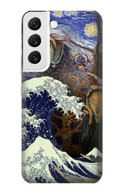S3851 World of Art Van Gogh Hokusai Da Vinci Case For Samsung Galaxy S22