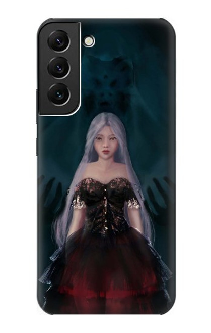 S3847 Lilith Devil Bride Gothic Girl Skull Grim Reaper Case For Samsung Galaxy S22 Plus