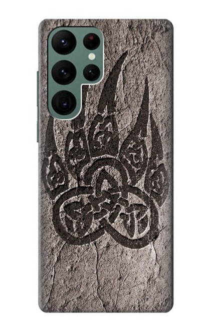 S3832 Viking Norse Bear Paw Berserkers Rock Case For Samsung Galaxy S22 Ultra