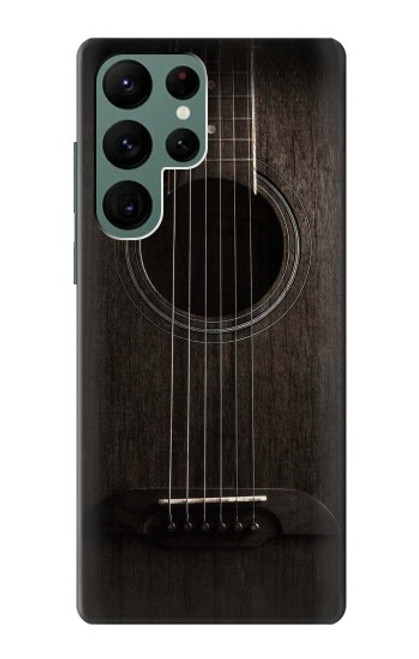 S3834 Old Woods Black Guitar Case For Samsung Galaxy S22 Ultra