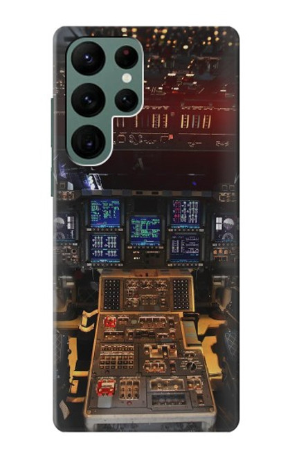 S3836 Airplane Cockpit Case For Samsung Galaxy S22 Ultra