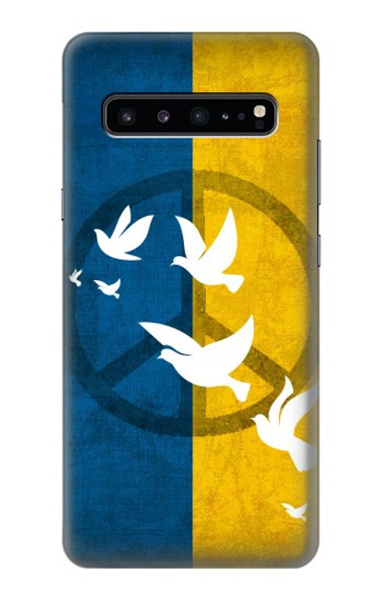 S3857 Peace Dove Ukraine Flag Case For Samsung Galaxy S10 5G