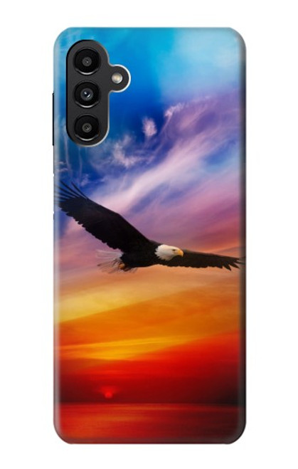 S3841 Bald Eagle Flying Colorful Sky Case For Samsung Galaxy A13 5G