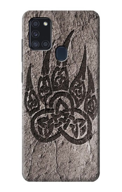 S3832 Viking Norse Bear Paw Berserkers Rock Case For Samsung Galaxy A21s