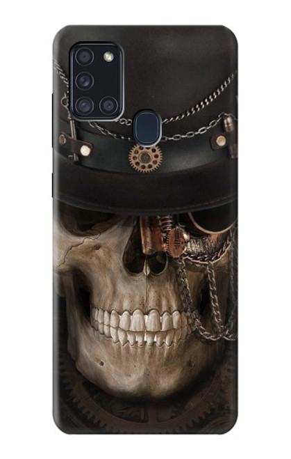 S3852 Steampunk Skull Case For Samsung Galaxy A21s