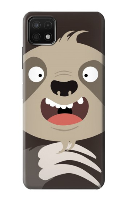 S3855 Sloth Face Cartoon Case For Samsung Galaxy A22 5G