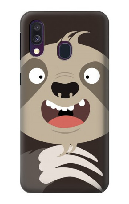 S3855 Sloth Face Cartoon Case For Samsung Galaxy A40