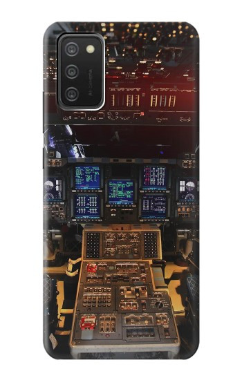 S3836 Airplane Cockpit Case For Samsung Galaxy A03S