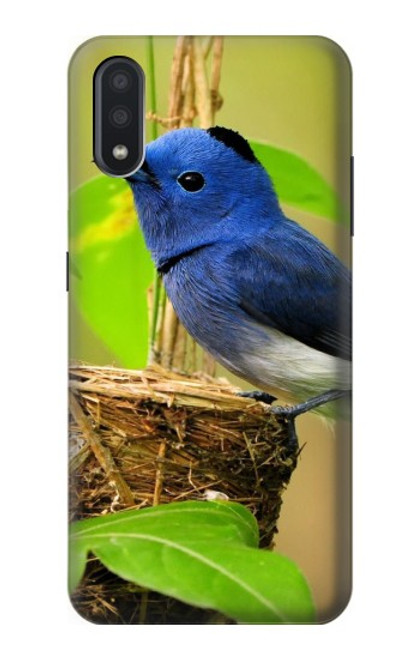 S3839 Bluebird of Happiness Blue Bird Case For Samsung Galaxy A01