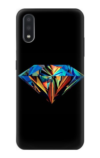 S3842 Abstract Colorful Diamond Case For Samsung Galaxy A01