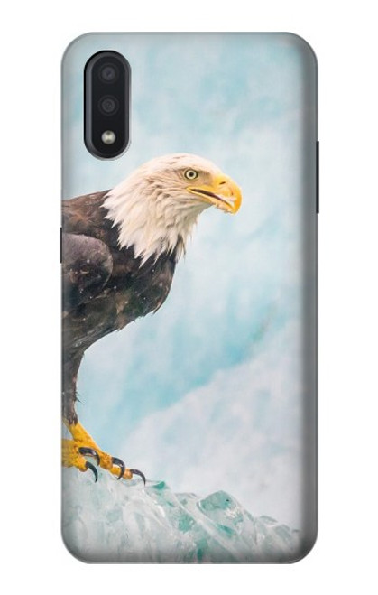 S3843 Bald Eagle On Ice Case For Samsung Galaxy A01