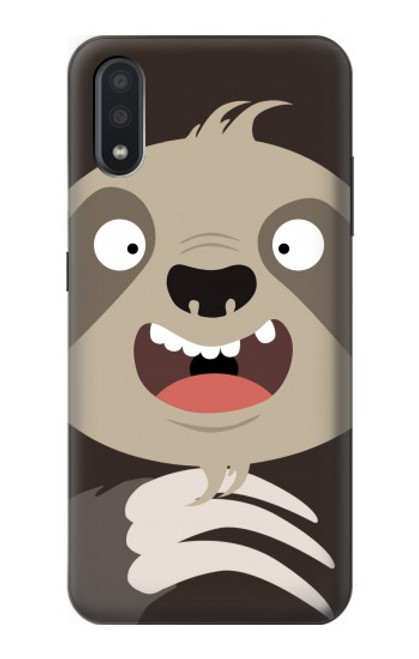 S3855 Sloth Face Cartoon Case For Samsung Galaxy A01
