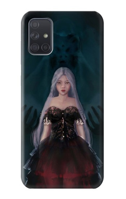 S3847 Lilith Devil Bride Gothic Girl Skull Grim Reaper Case For Samsung Galaxy A71