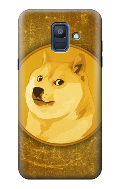 S3826 Dogecoin Shiba Case For Samsung Galaxy A6 (2018)