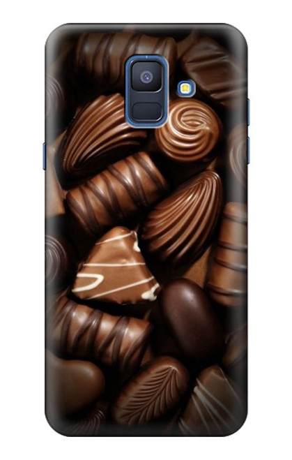 S3840 Dark Chocolate Milk Chocolate Lovers Case For Samsung Galaxy A6 (2018)