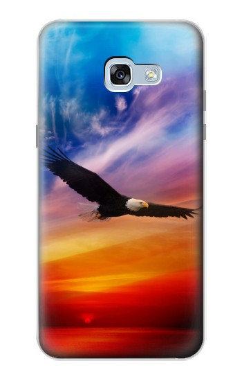 S3841 Bald Eagle Flying Colorful Sky Case For Samsung Galaxy A5 (2017)