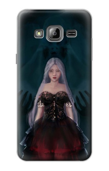S3847 Lilith Devil Bride Gothic Girl Skull Grim Reaper Case For Samsung Galaxy J3 (2016)
