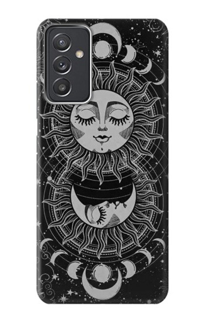 S3854 Mystical Sun Face Crescent Moon Case For Samsung Galaxy Quantum 2