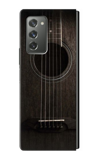 S3834 Old Woods Black Guitar Case For Samsung Galaxy Z Fold2 5G