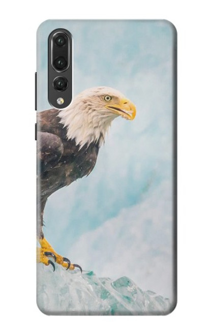 S3843 Bald Eagle On Ice Case For Huawei P20 Pro