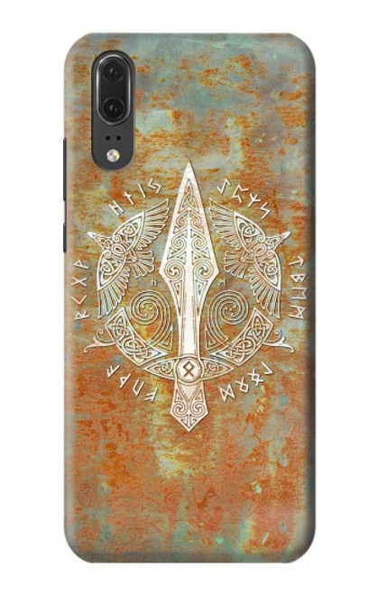 S3827 Gungnir Spear of Odin Norse Viking Symbol Case For Huawei P20