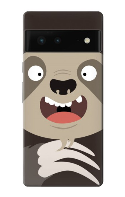 S3855 Sloth Face Cartoon Case For Google Pixel 6