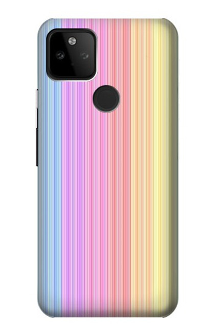 S3849 Colorful Vertical Colors Case For Google Pixel 5A 5G