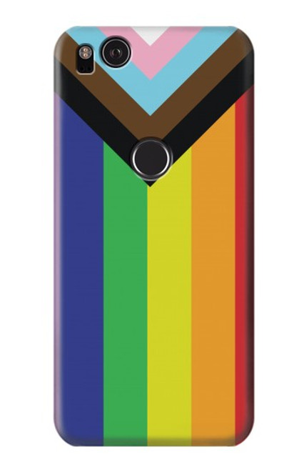 S3846 Pride Flag LGBT Case For Google Pixel 2