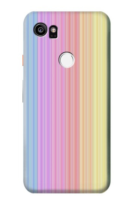 S3849 Colorful Vertical Colors Case For Google Pixel 2 XL