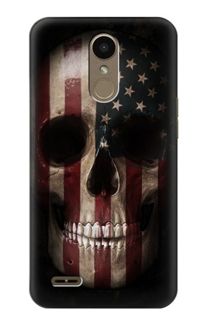 S3850 American Flag Skull Case For LG K10 (2018), LG K30