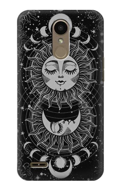 S3854 Mystical Sun Face Crescent Moon Case For LG K10 (2018), LG K30