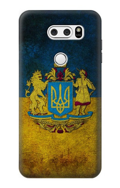 S3858 Ukraine Vintage Flag Case For LG V30, LG V30 Plus, LG V30S ThinQ, LG V35, LG V35 ThinQ
