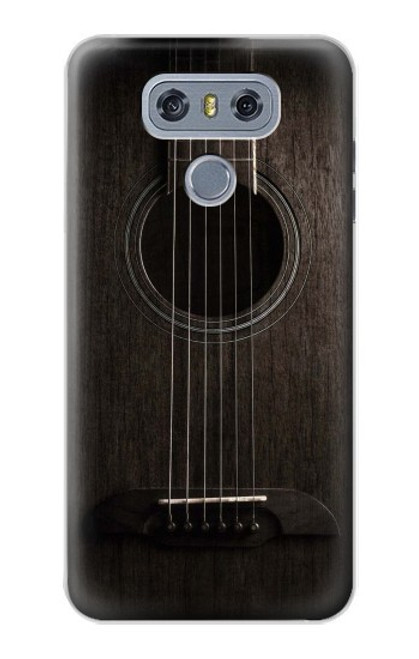 S3834 Old Woods Black Guitar Case For LG G6