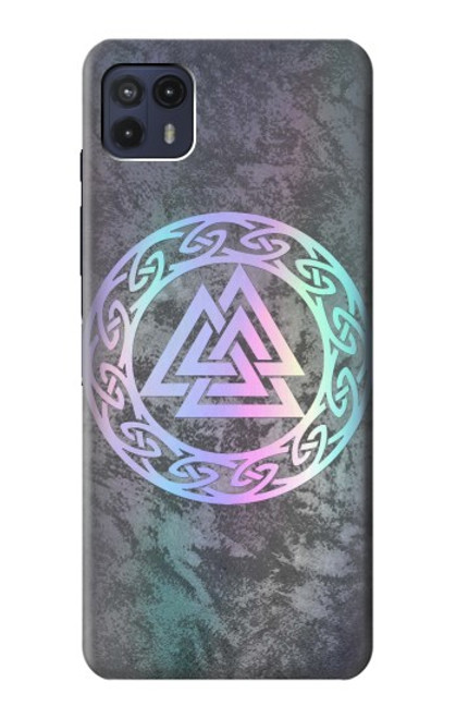 S3833 Valknut Odin Wotans Knot Hrungnir Heart Case For Motorola Moto G50 5G