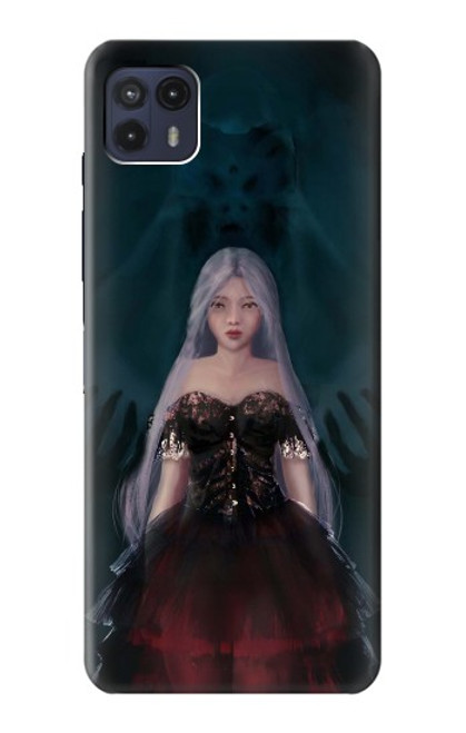 S3847 Lilith Devil Bride Gothic Girl Skull Grim Reaper Case For Motorola Moto G50 5G