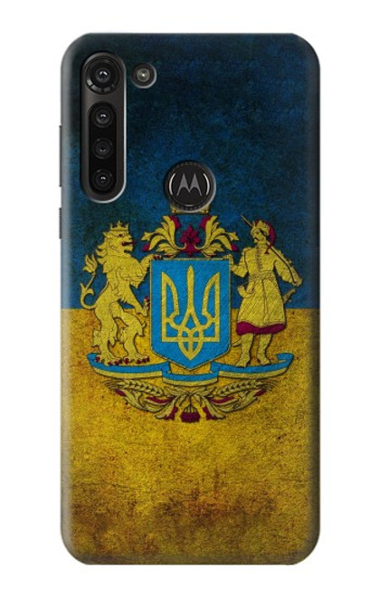 S3858 Ukraine Vintage Flag Case For Motorola Moto G8 Power