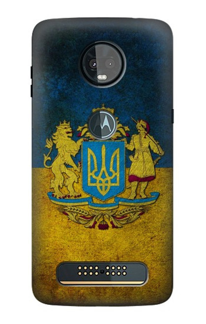 S3858 Ukraine Vintage Flag Case For Motorola Moto Z3, Z3 Play