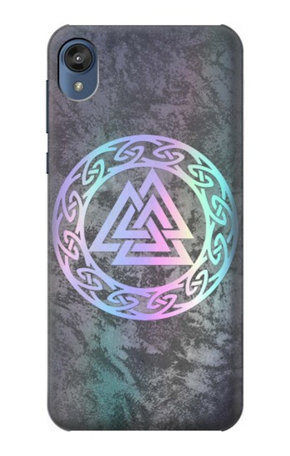 S3833 Valknut Odin Wotans Knot Hrungnir Heart Case For Motorola Moto E6, Moto E (6th Gen)