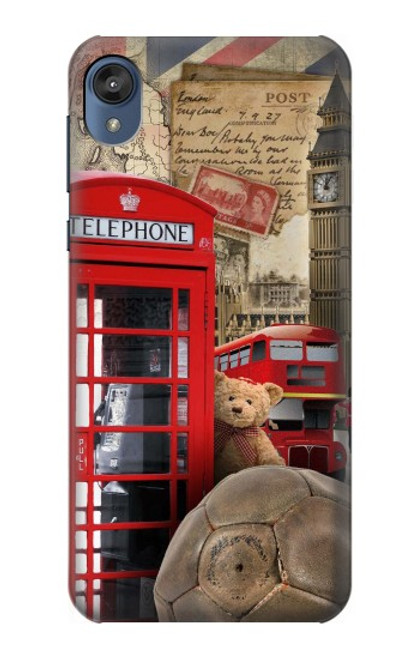 S3856 Vintage London British Case For Motorola Moto E6, Moto E (6th Gen)