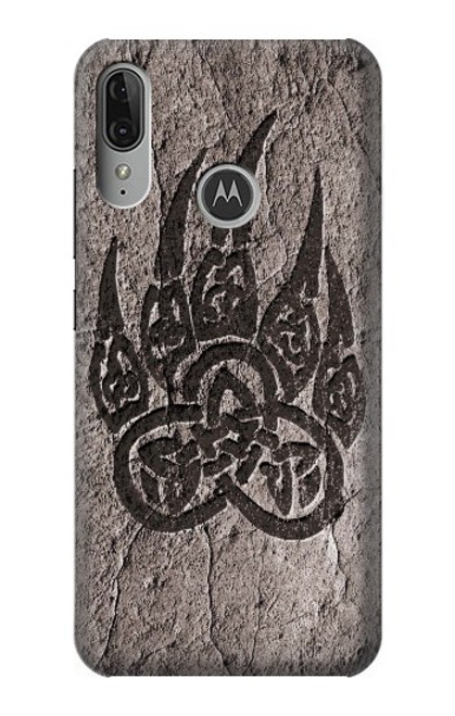 S3832 Viking Norse Bear Paw Berserkers Rock Case For Motorola Moto E6 Plus, Moto E6s