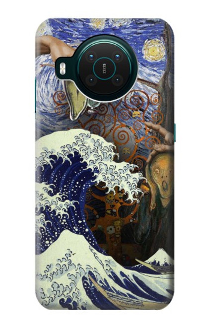 S3851 World of Art Van Gogh Hokusai Da Vinci Case For Nokia X10