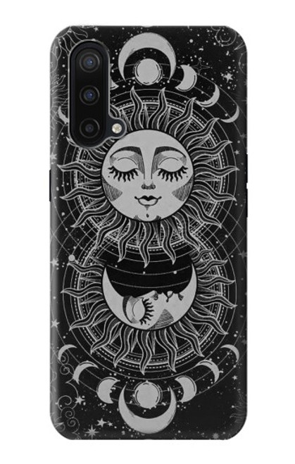 S3854 Mystical Sun Face Crescent Moon Case For OnePlus Nord CE 5G