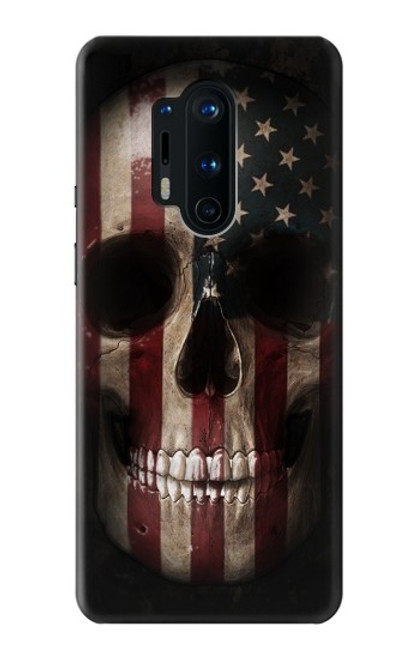 S3850 American Flag Skull Case For OnePlus 8 Pro